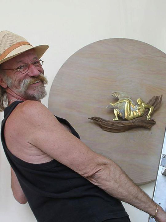 Gerd Frank im Atelier