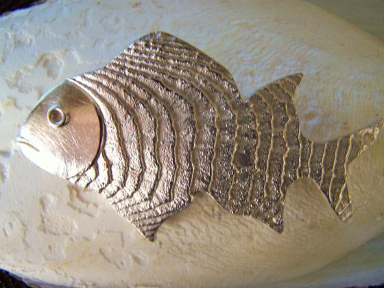 Brosche Fisch
